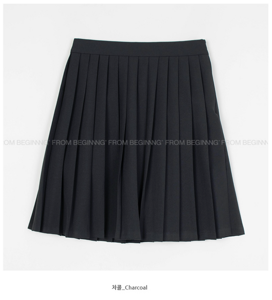 [FROM BEGINNING] Like Pleats Midi Skirt