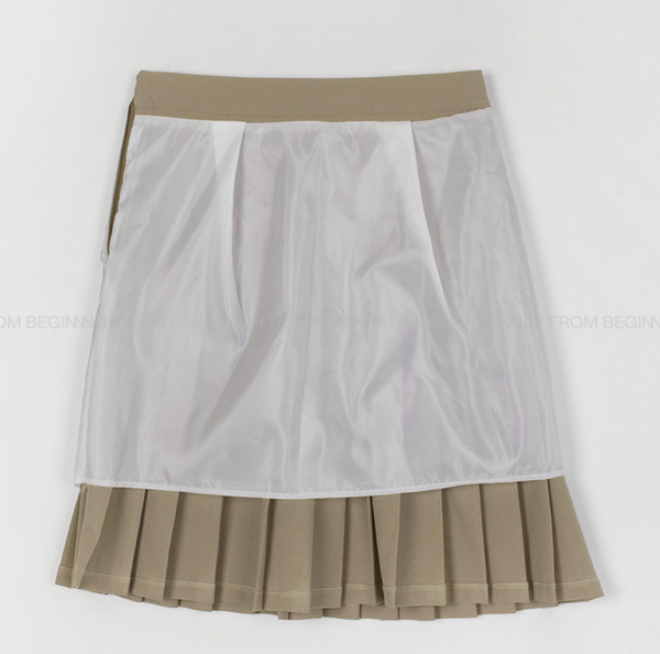 [FROM BEGINNING] Like Pleats Midi Skirt