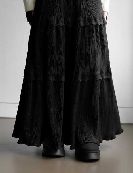 [BINARY01] Musk Corduroy Long Skirt