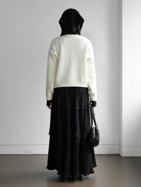 [BINARY01] Musk Corduroy Long Skirt