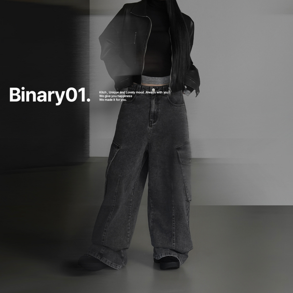 [BINARY01] [MADE] Report Bizo Cargo Denim Pants