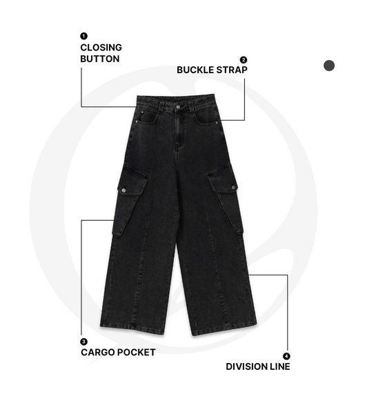 [BINARY01] [MADE] Report Bizo Cargo Denim Pants