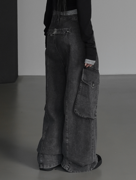 [BINARY01] [MADE] Report Bizo Cargo Denim Pants