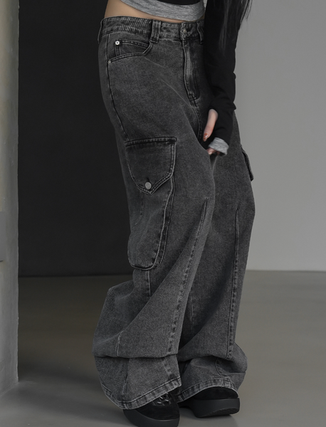 [BINARY01] [MADE] Report Bizo Cargo Denim Pants