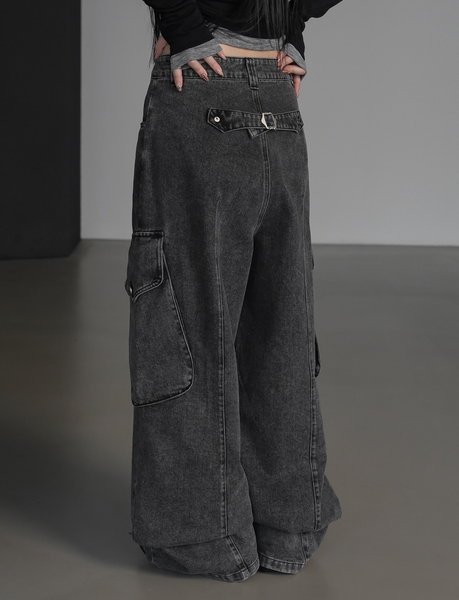 [BINARY01] [MADE] Report Bizo Cargo Denim Pants