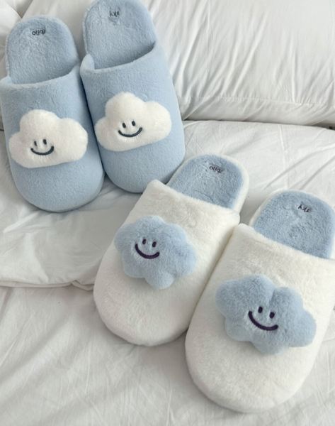 [skyfolio] Cloud Fur Slippers