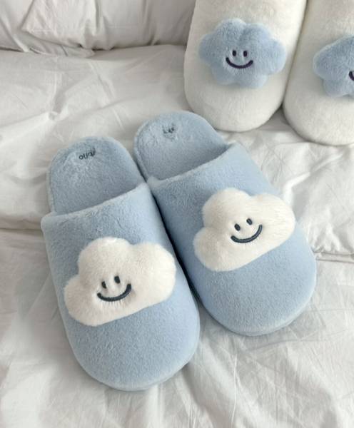 [skyfolio] Cloud Fur Slippers