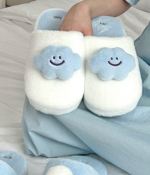 [skyfolio] Cloud Fur Slippers