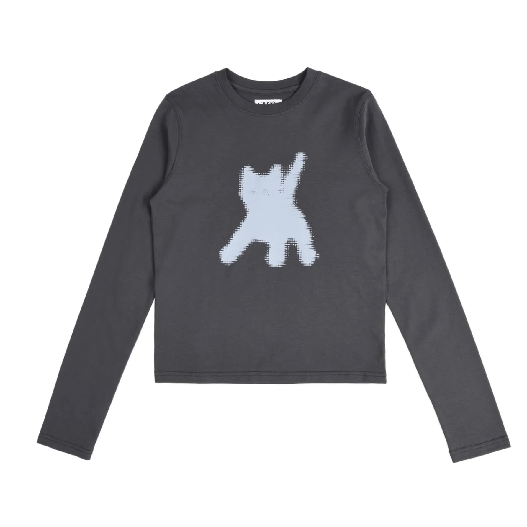 [aeae] Flashed Cats Eye L/S -[CHARCOAL]