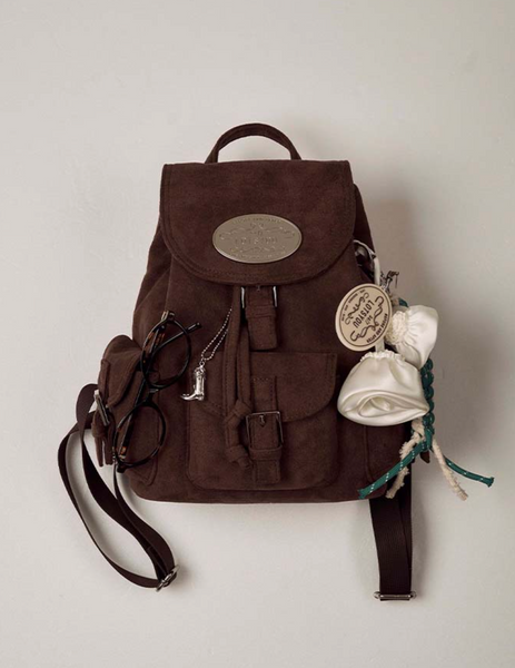 [LOTSYOU] Nostalgia Chubby Backpack Brown