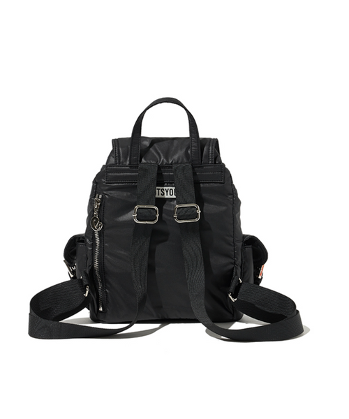 [LOTSYOU] Nostalgia chubby Backpack Black