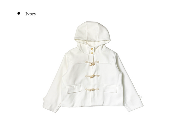 [anyonemore] Duffel Tteokbokki Hoodie Short Coat