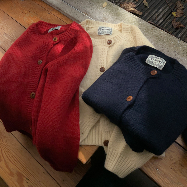 [SLOWAND] Real Dotom Button Cardigan