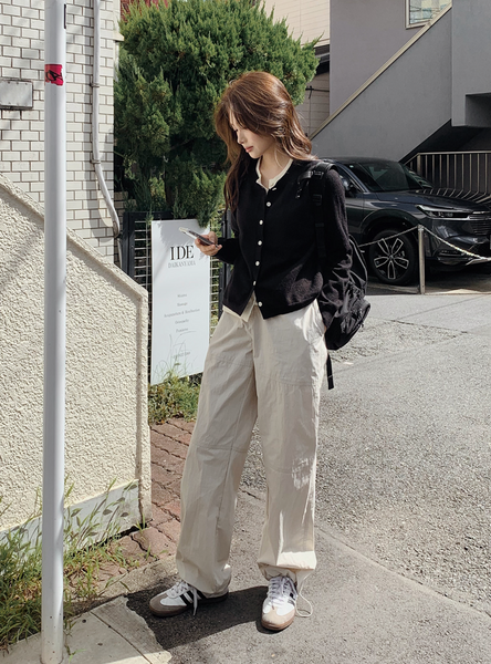 [SLOWAND] # SLOWMADE Autumn Double Stitch Washa Jogger Pants