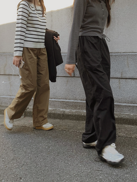 [SLOWAND] # SLOWMADE Autumn Double Stitch Washa Jogger Pants