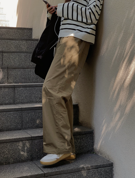 [SLOWAND] # SLOWMADE Autumn Double Stitch Washa Jogger Pants