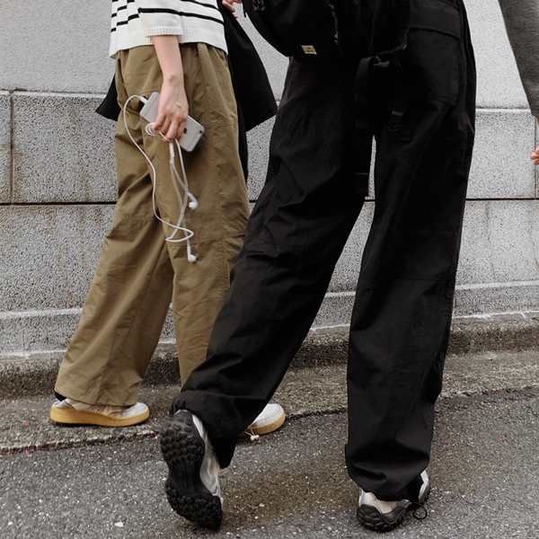 [SLOWAND] # SLOWMADE Autumn Double Stitch Washa Jogger Pants