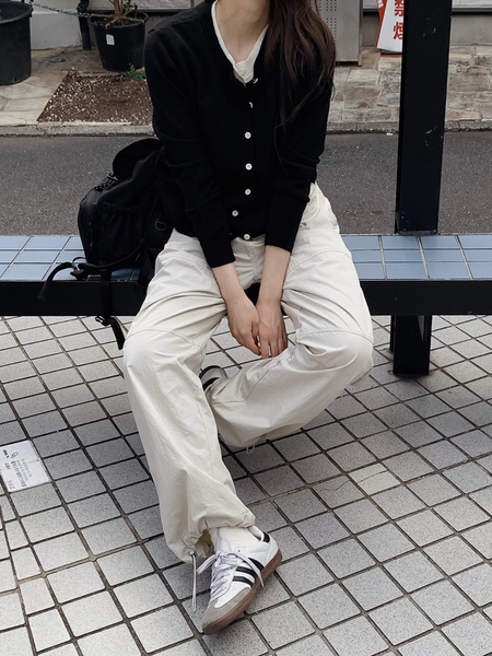 [SLOWAND] # SLOWMADE Autumn Double Stitch Washa Jogger Pants