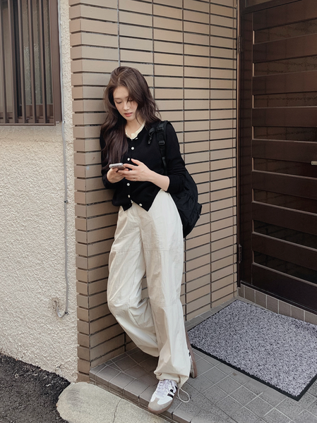 [SLOWAND] # SLOWMADE Autumn Double Stitch Washa Jogger Pants