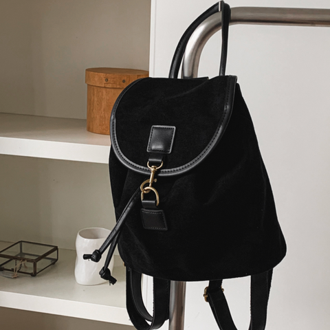 [98°C] Heidi Suede Backpack