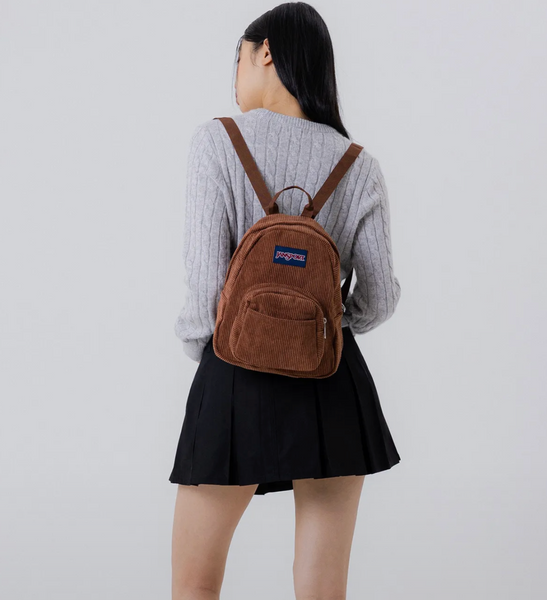 [JANSPORT] Half pint Corduroy Mini Backpack BASIC BROWN