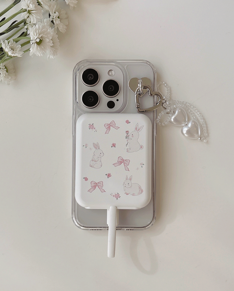 [Romantic Mood] Rabbit MagSafe Auxiliary Battery 5000mAh