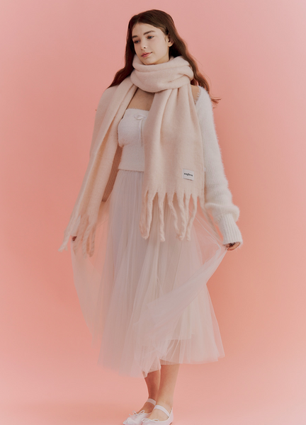 [engbrox] Cotton Candy Muffler (Pink)