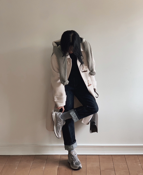 [SLOWAND] # SLOWMADE Cashmere Handmade Duffel Coat