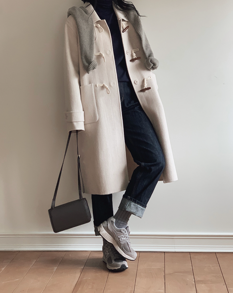 [SLOWAND] # SLOWMADE Cashmere Handmade Duffel Coat