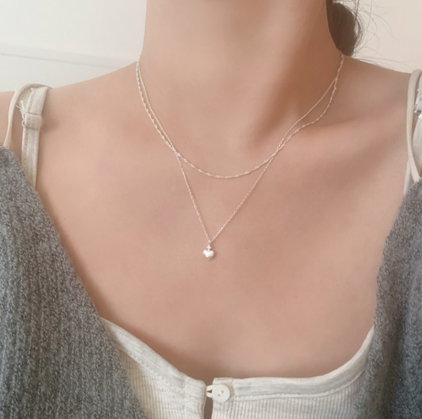 [moat] Matt Love Necklace (Silver925)