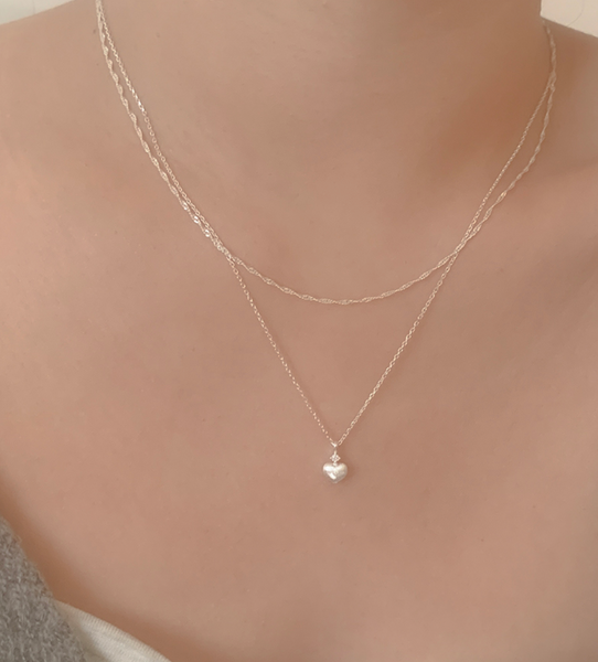 [moat] Matt Love Necklace (Silver925)