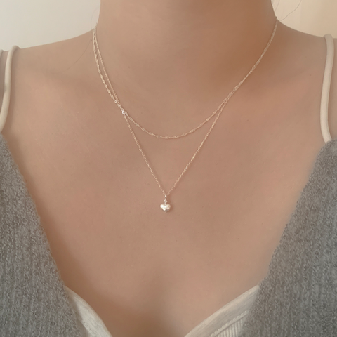 [moat] Matt Love Necklace (Silver925)