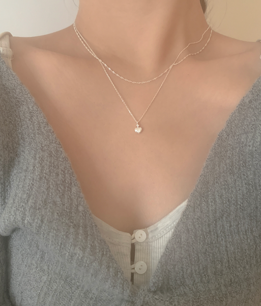 [moat] Matt Love Necklace (Silver925)