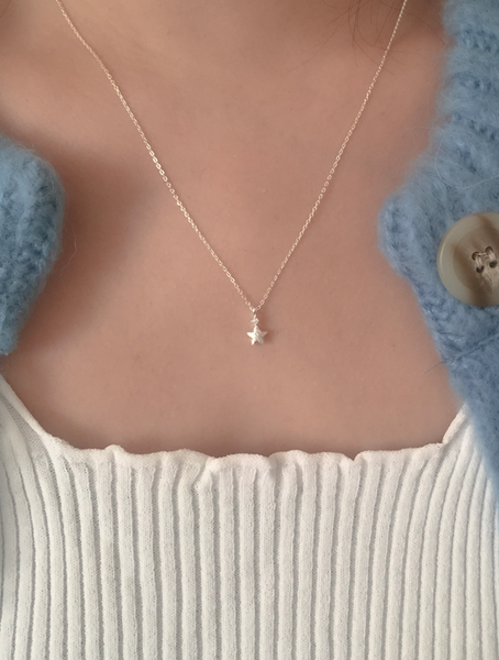 [moat] Matt Star Necklace (Silver925)