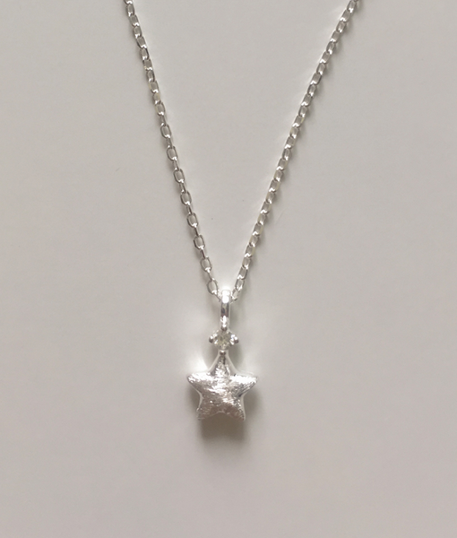 [moat] Matt Star Necklace (Silver925)