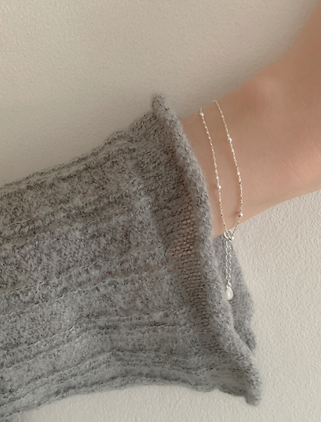 [moat] Twinkle Chain Bracelet (Silver925)