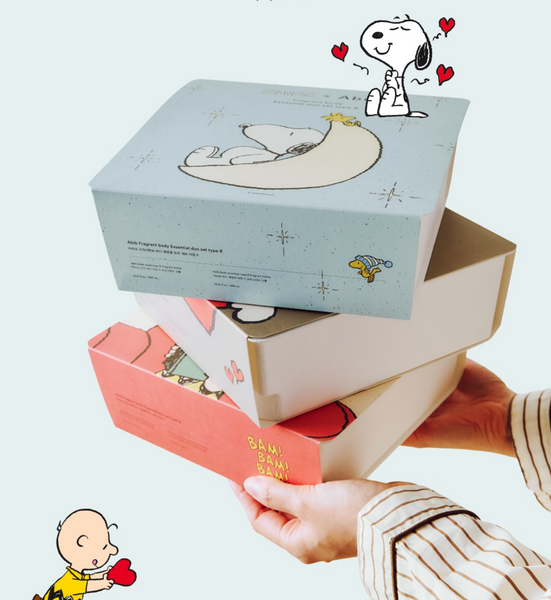 [PEANUTS x Abib] Fragrant Body Wash & Lotion Duo Set