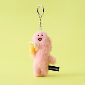 [JOGUMAN STORE] PARADOX Mini Plush Face Keyring (Beer)