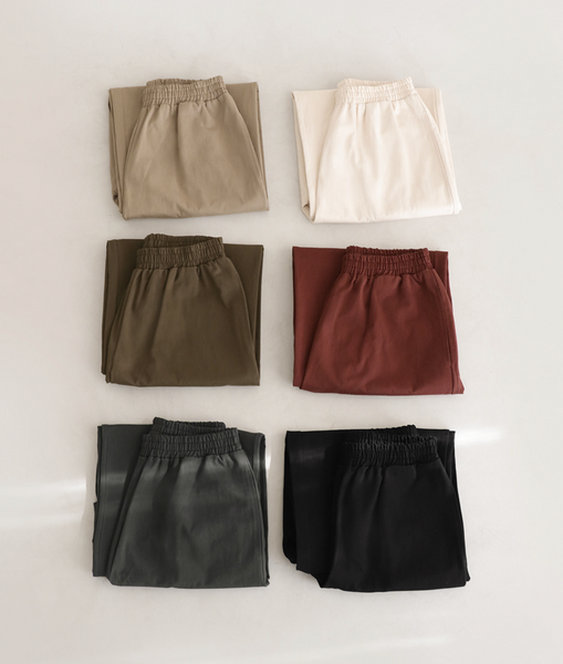 [SLOWAND] # SLOWAMDE Everyday Wide Cotton Pants