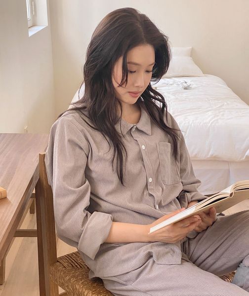 [Juuneedu] Bene Corduroy Pyjamas Set