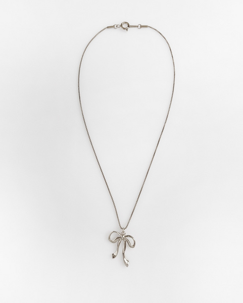 [AUGUST HARMONY] Daily Bow Necklace