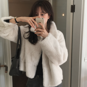 [SLOWAND] Snow Real Soft Fur Jacket