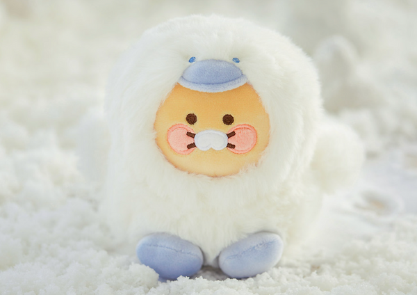 [Kakao Friends] White Edition Snowflake Mini Doll Choonsik