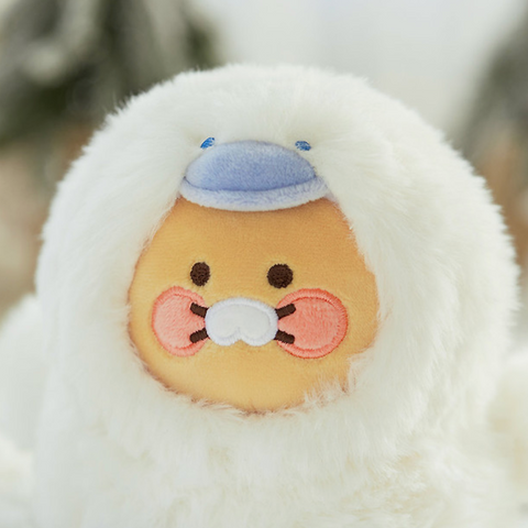 [Kakao Friends] White Edition Snowflake Mini Doll Choonsik