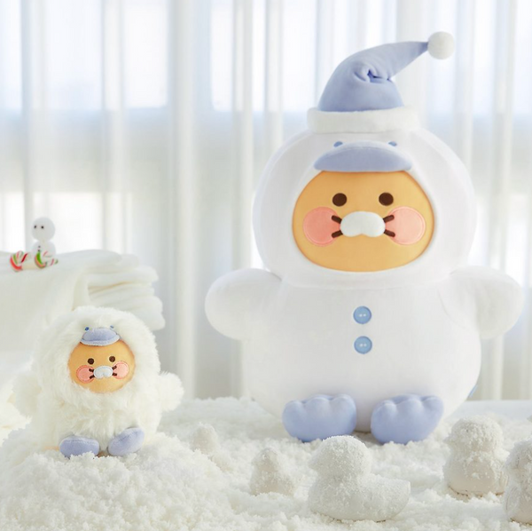 [Kakao Friends] White Edition Snowflake Mini Doll Choonsik