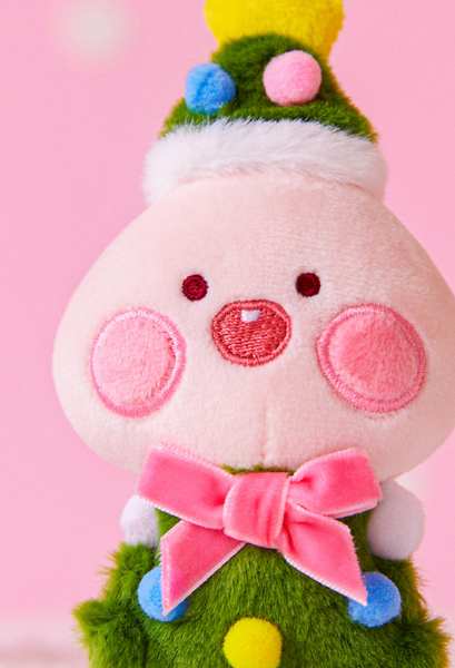 [Kakao Friends] Merry Choon Christmas Tree Keyring Doll Little Apeach