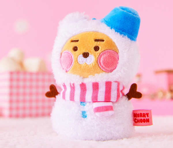 [Kakao Friends] Merry Choon Christmas Snowman Keyring Doll Little Ryan