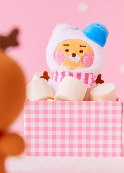 [Kakao Friends] Merry Choon Christmas Snowman Keyring Doll Little Ryan