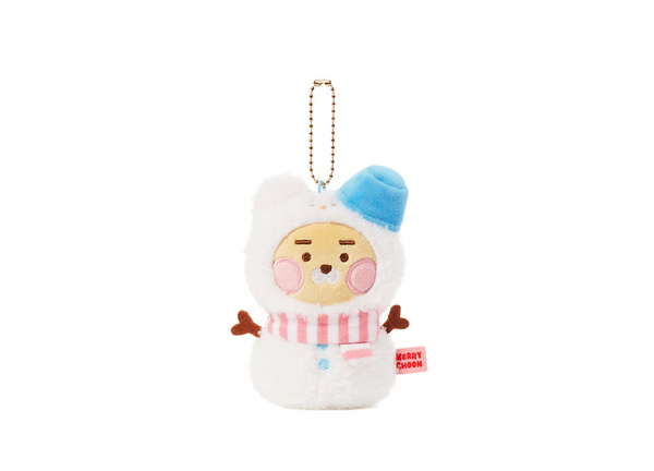 [Kakao Friends] Merry Choon Christmas Snowman Keyring Doll Little Ryan