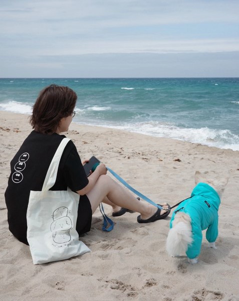 [LITTLE TEMPO] Me and Dog and Cat Nylon Bag